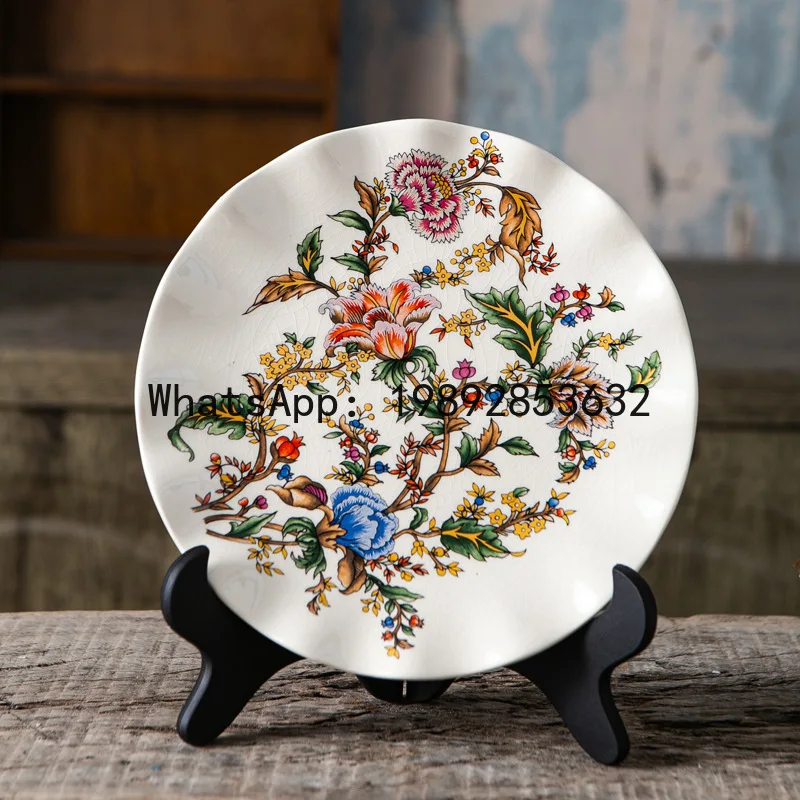YFY American Retro Ceramic Vase Three-Piece Set Living Room Entrance Wedding Decoration Craft Ornament Soft Decoration