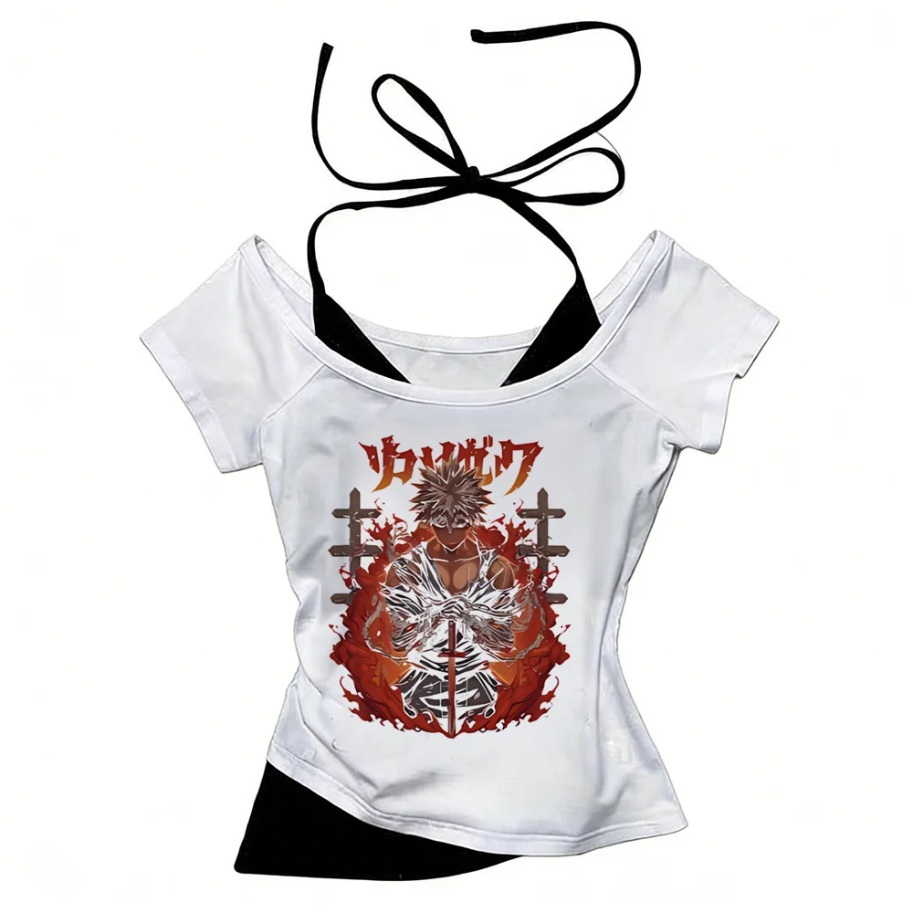 Bakugo tshirt teen Pop Culture Classic Psychedelic hip hop kawaii anime tshirt Y2k women Classic Trendy Graphic image 2