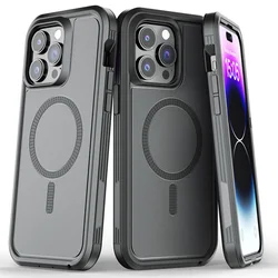 Defender Series XT Case for iPhone 15 14 13 12 pro Max Plus Cover Hybrid Heavy Magnetic Army Drop MagSafe Shockproof Case