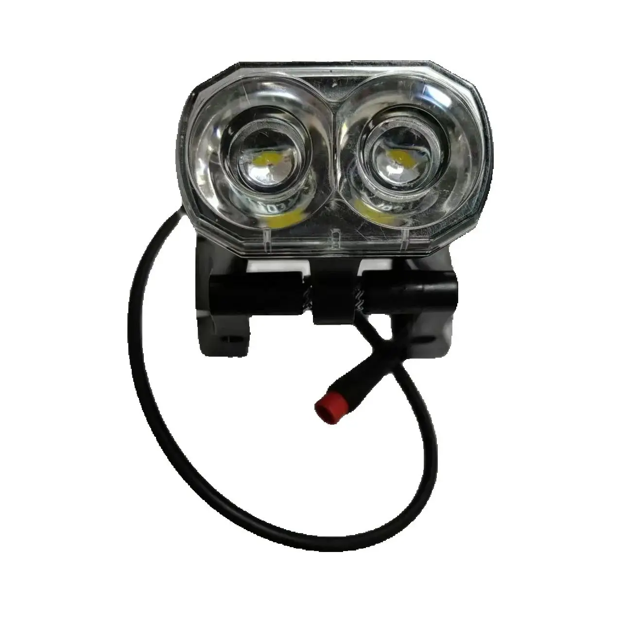 

Head Light (customized) Front LED 2 CORE for 36v 48V Electric Bike Bicycle 2pins Male Waterproof Connector 2pins Ipx6