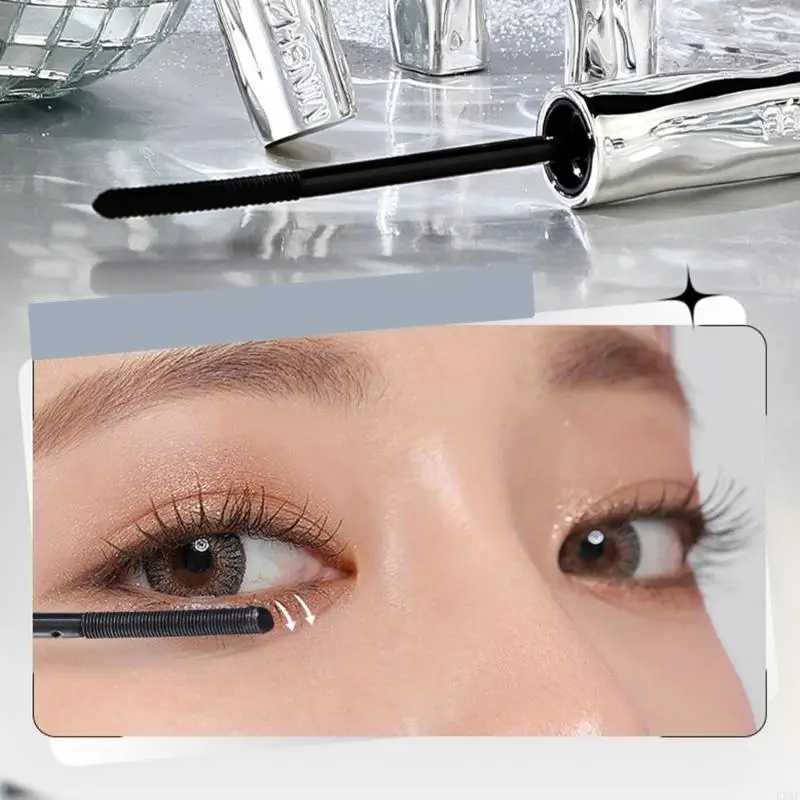 Mascara sắt R3MF, Mascara kim loại, Mascara uốn thanh kim loại màu đen, chống thấm nước Chiều dài mảnh mai tự nhiên