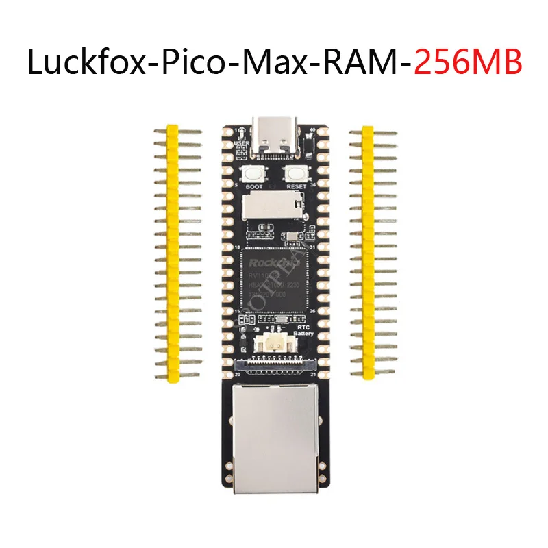 LUCKFOX-Pico-Max Carte De Développement Linux Mini Avec Port Ethernet - Rockchip RV1106G3, 256MB, Idéal Robots Drones