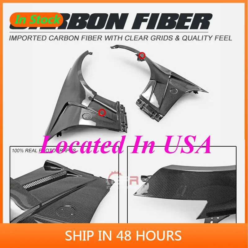 

For Nissan Fairlady 350Z Z33 EPA1 Style Carbon Fiber Front Fender Mudguards Trim Mud guards Left and right Bodykits