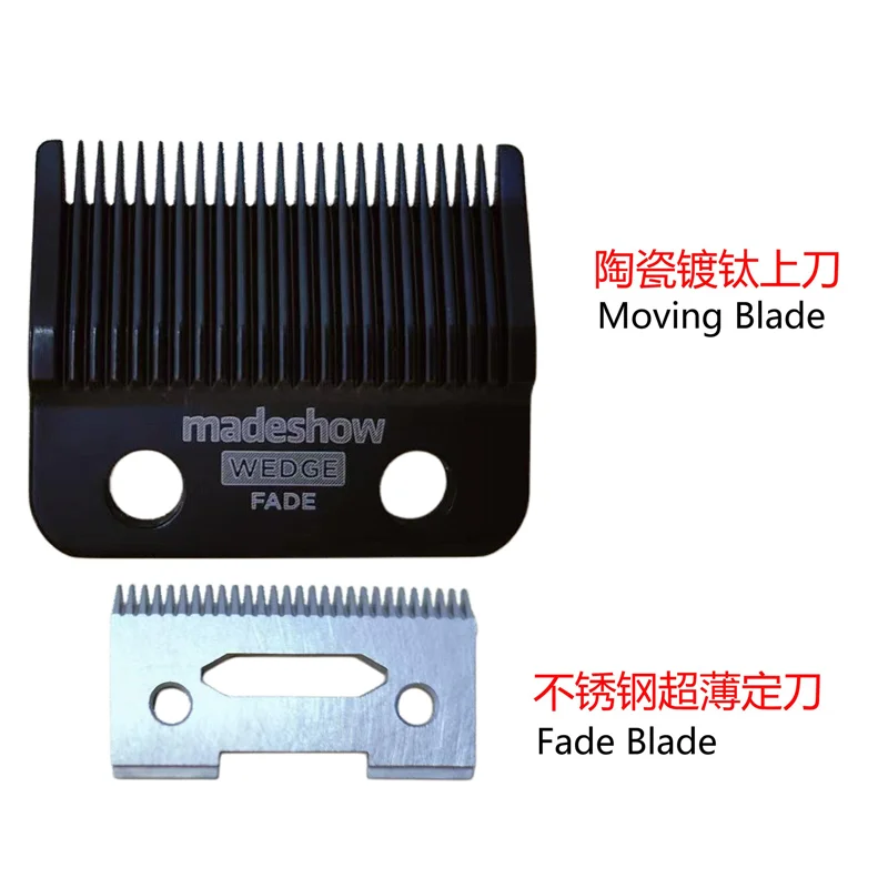 

Madeshow M10 M11, оригинальное сменное лезвие, черное лезвие FADE, машинка для стрижки, профессиональный триммер, бритва, режущий нож, аксессуары для головки