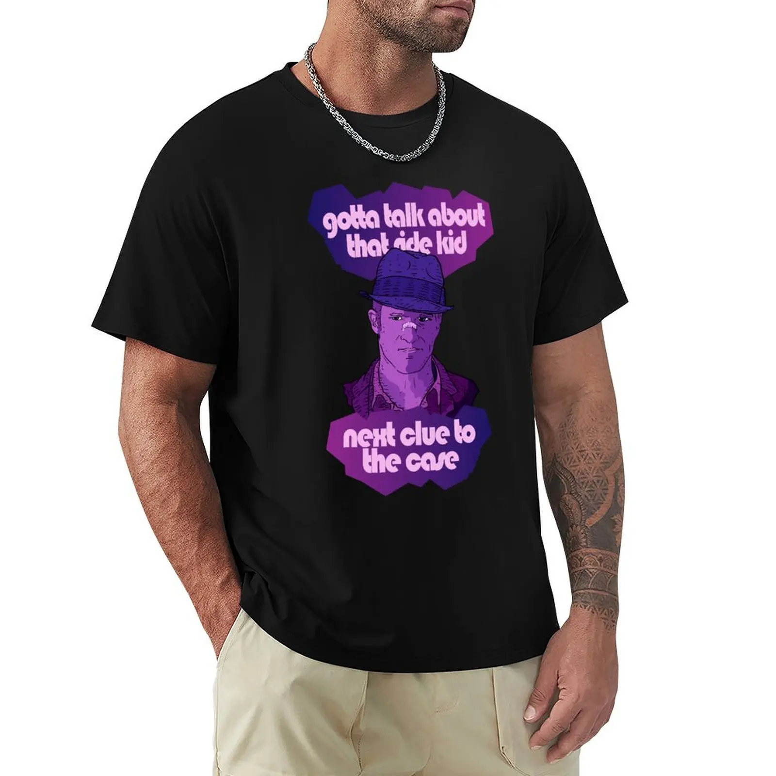 Miller, il faut que je parle de cette balade. prochain indice du cas à résoudre. T-shirt minimaliste décontracté à manches courtes