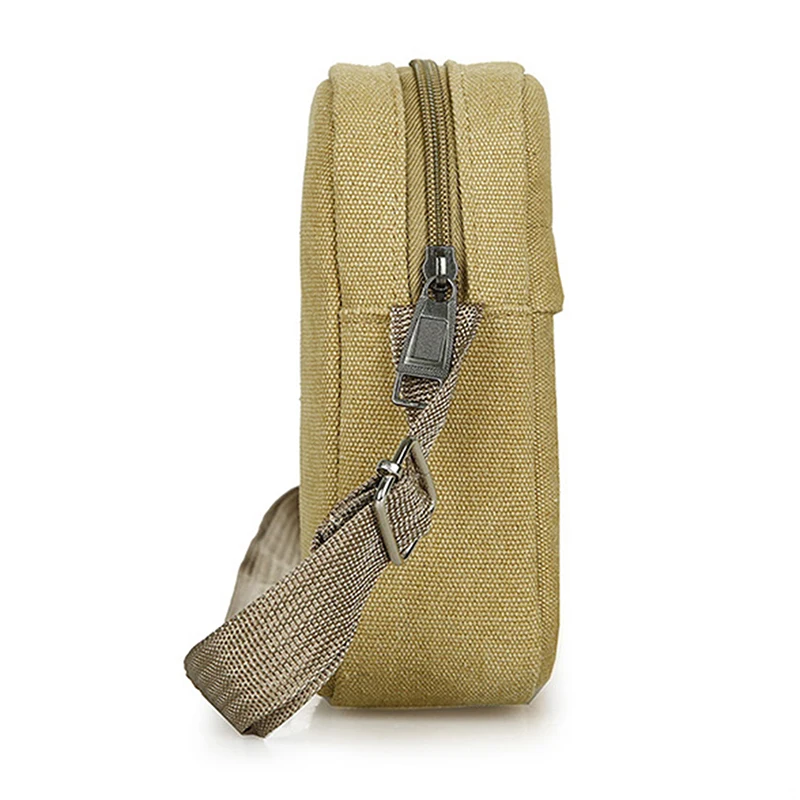 2024 Heren Mode Canvas Kleine Tas Casual Heren Mini Handtassen Mannelijke Cross Body Schouder Messenger Tassen Voor Heren Portemonnees En Handtassen