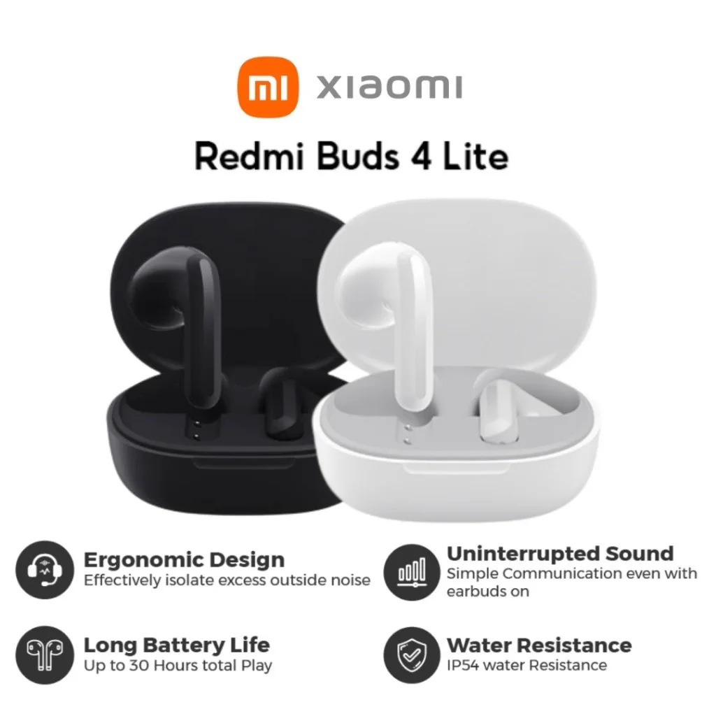 Xiaomi Redmi Buds 4 Lite Global Edition True Wireless Headphones Bluetooth Earphones Musci Headset Fashion Lightweight Earbuds