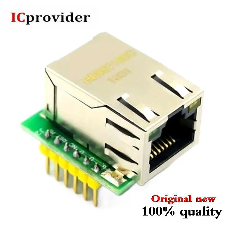 

10pcs/lot W5500 Module SPI to LAN/ Ethernet Converter Exceed W5100W5200 USR-ES1 TCP/IP Protocol Stack