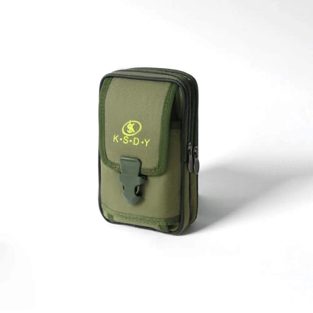 

New Canvas Men Waist Bag Large Capacity Black Green Khaki Belt Pouch Bag Multi-function Phone Waist Pack Running