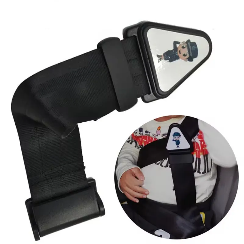 

Car Child Seat Belt Retainer Adjustment and Fixation Anti-stroke Belt Children Shoulder Guard Buckle Seatbelt Adjuster for Kids