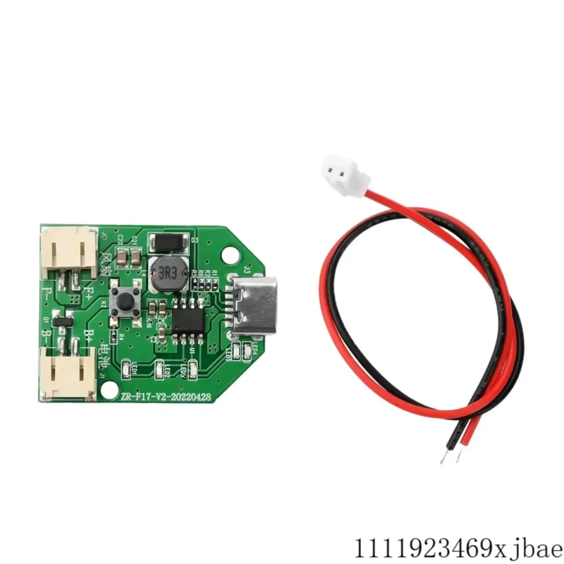 3.7V Charging Small Fan Motor Speed Controller Board 3/4-Speed Universal Electrical Equipment Governor Module Type-C Boost Modul