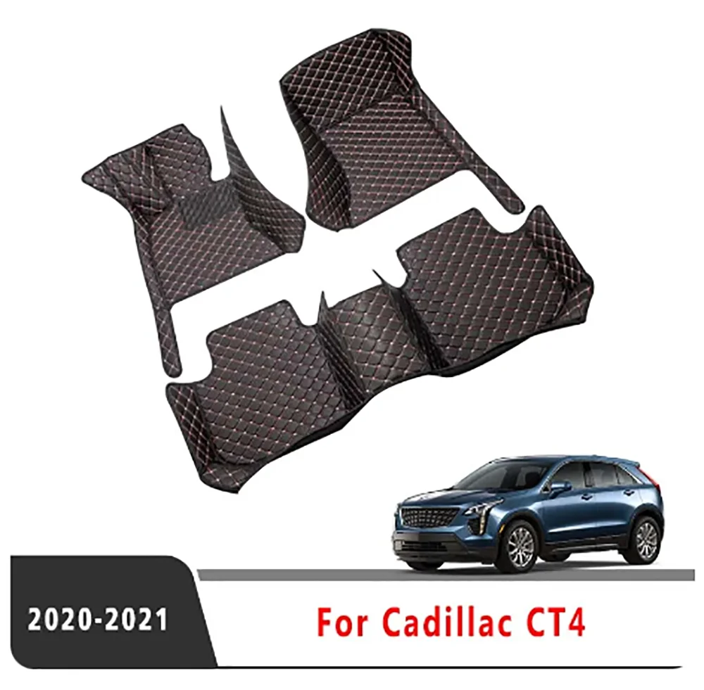 

Коврик автомобильный, коврики для Cadillac CT4 2023 2022 2021 2020, запчасти, аксессуары для интерьера автомобиля, водонепроницаемые накладки на ножки для стайлинга под заказ