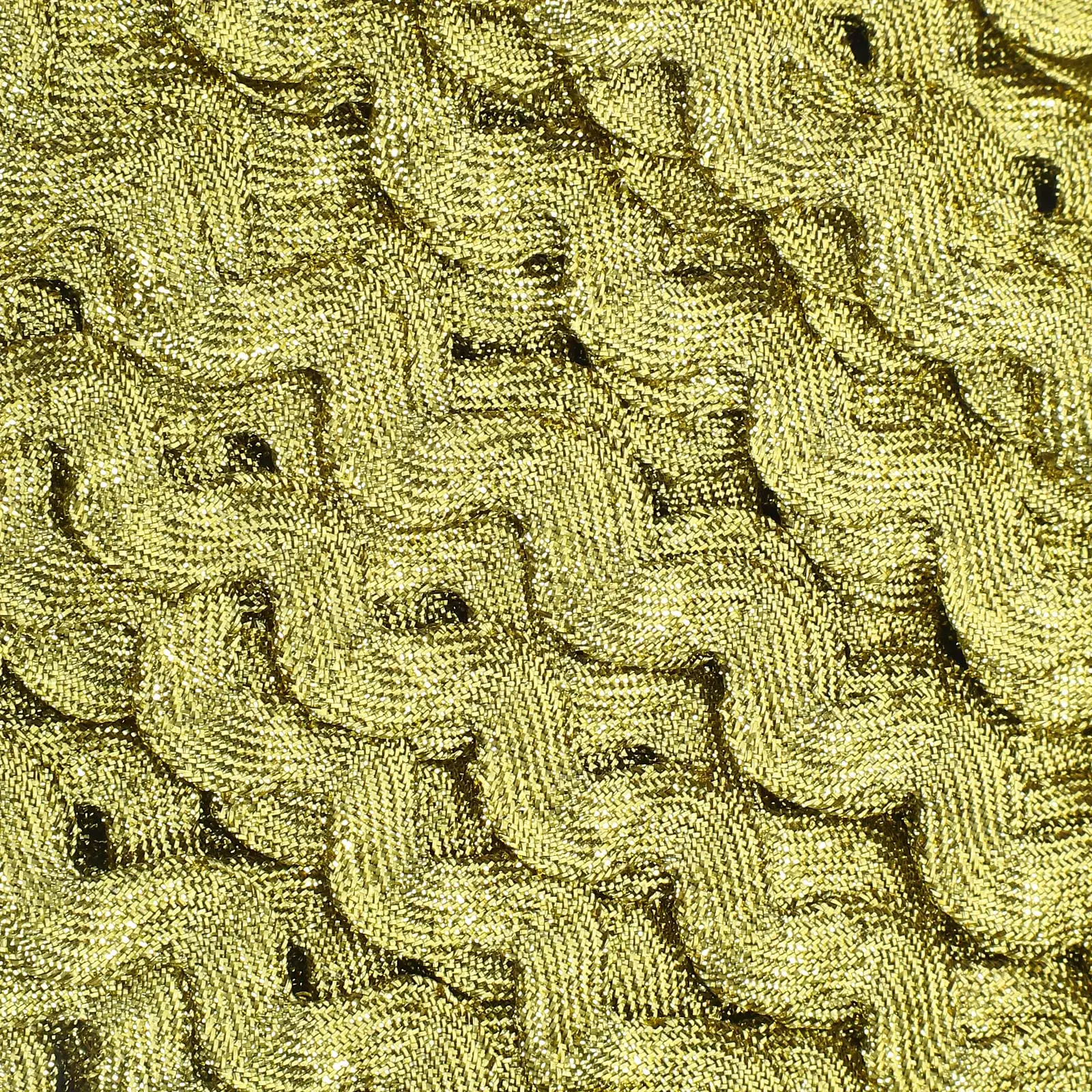 

2 Rolls Wave Lace Braided Trim For Crafts Golden Silver Sewing Supplies Clothing Accessories Braid Trim For Crafts