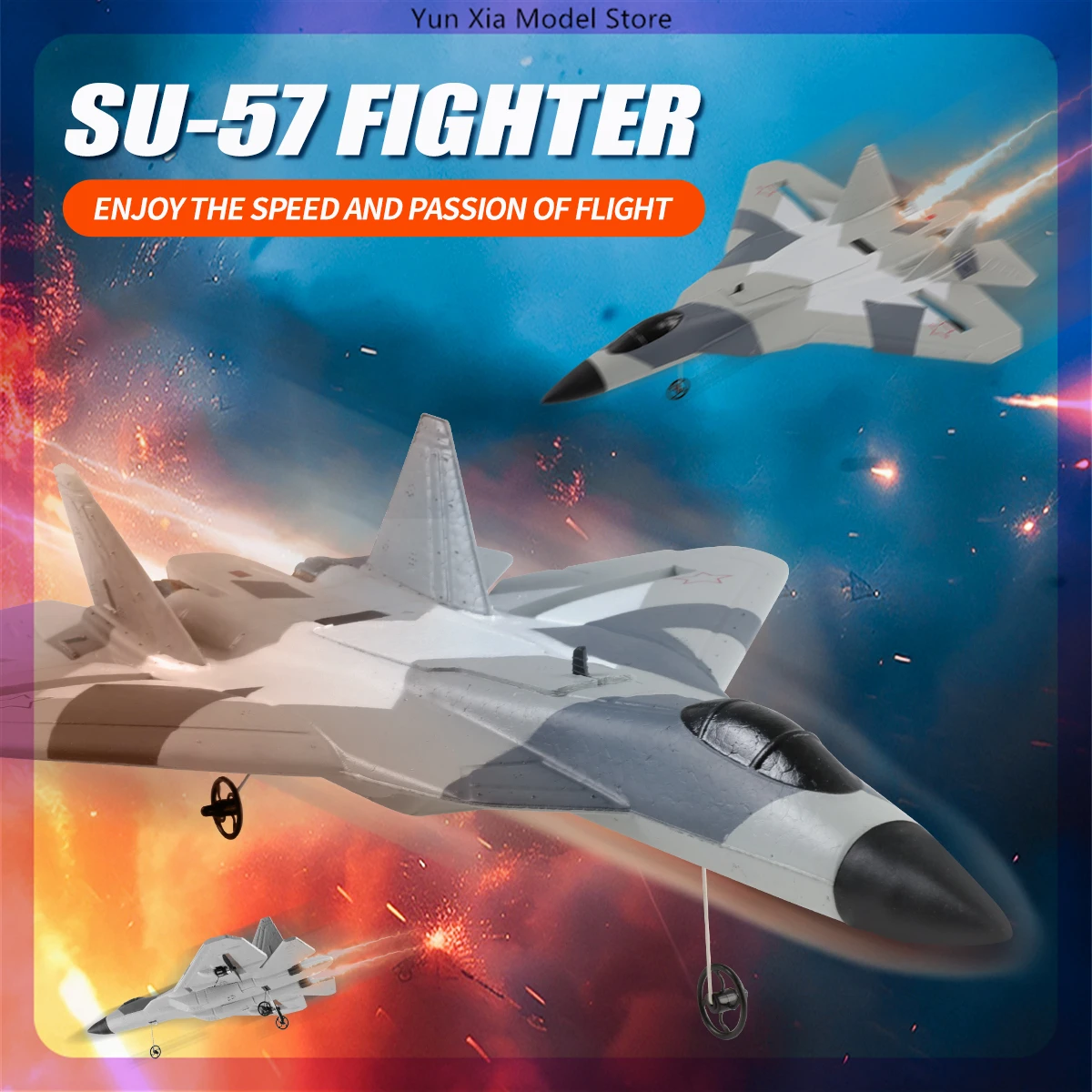 

Fx657 Su57 2 Channel Remote Control Glider Foam Fighter Children Electric Model Fixed-Wing Fighter Remote Control Toys Kids Gift