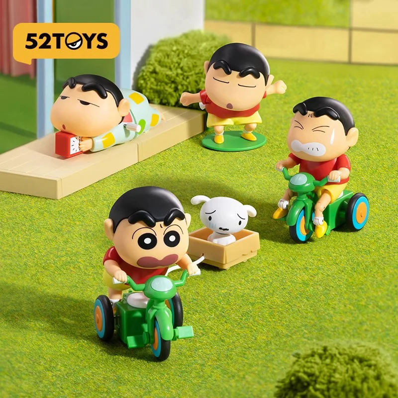 

52TOYS Crayon Xiaoxin Dynamic New Life Series Blind Box Clockwork Mobile Desktop Cartoon Toy Ornament Mystery Box Surprise Gifts