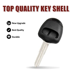 X AUTOHAUX 2 Buttons Uncut Key Remote Shell Replacement For Mitsubishi Galant L200 Outlander Lancer Colt Shogun