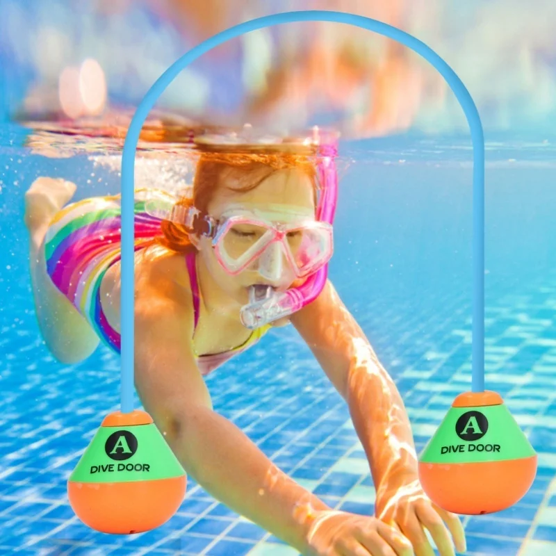 Porte de plongée pour enfants, 2 pièces, jeux d'eau, jouets d'entraînement sous-marin, jouet de natation intéressant