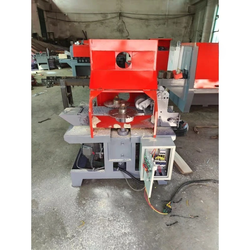 Woodworking Automatic Rip Multi Blade Circular Wood Saw Machine
