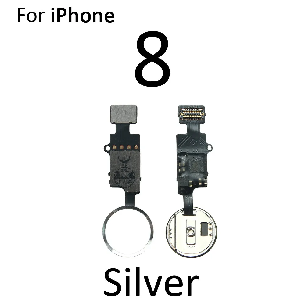 Universal Home Button For iPhone 7 8 Plus SE 2020 2022 No Touch ID Fingerprint Menu Keypad Return Button Flex Cable Repair Parts