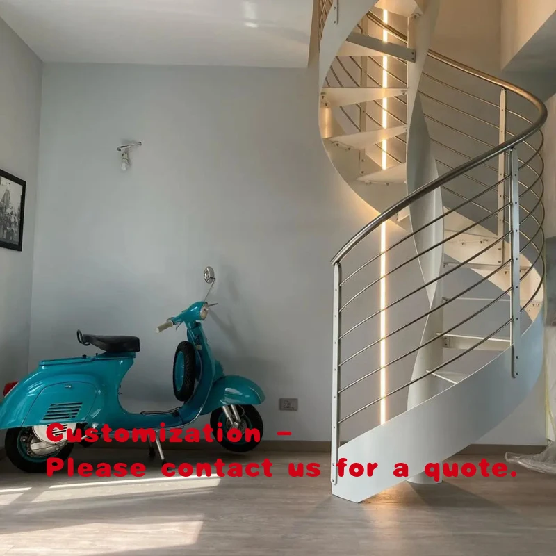 custom.DB Metal Staircase with Railings: Industrial - Chic Design Modern Interiors & Open Spaces