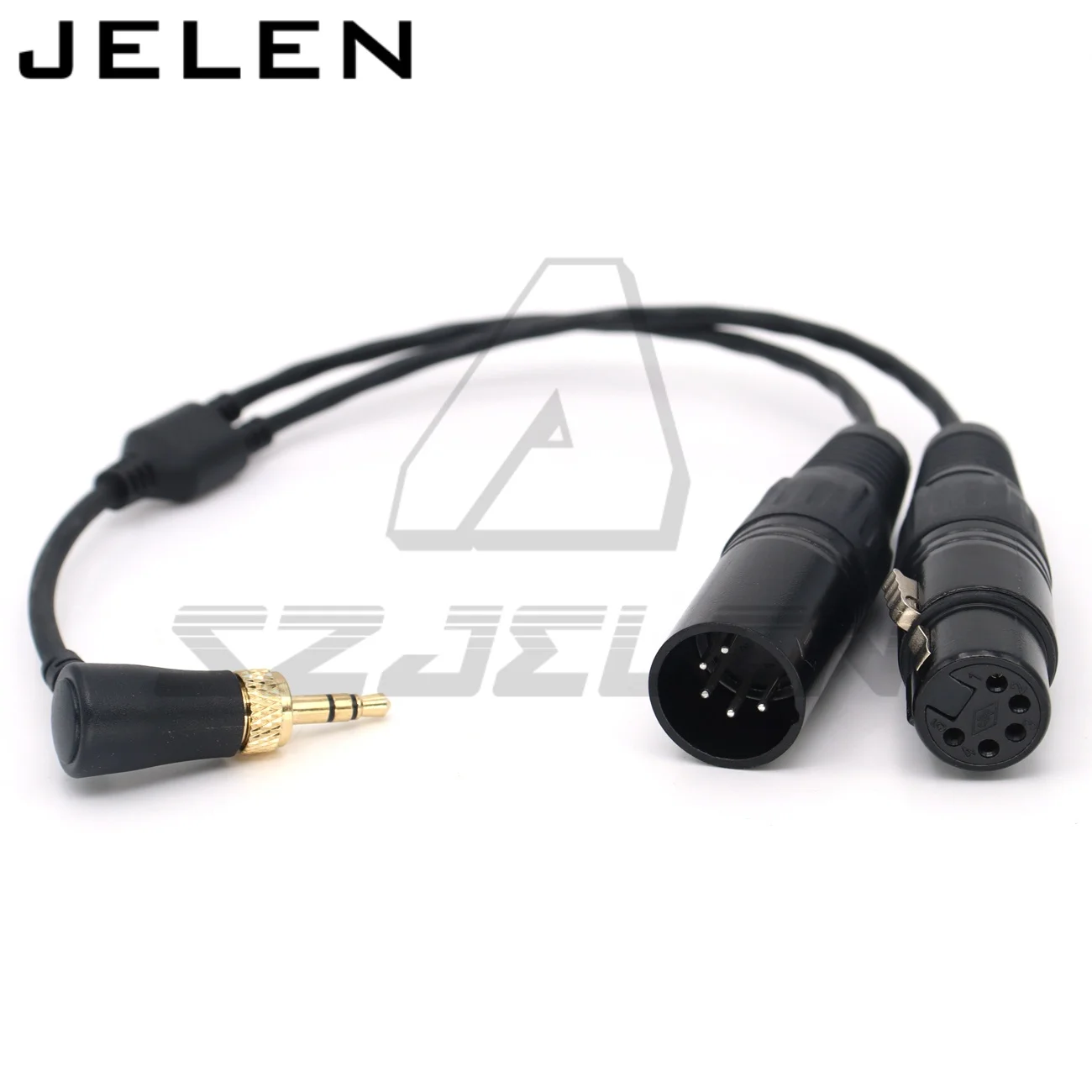3.5 to Double XLR 5pin male female for NANLITE Adapter Sidus One DMX cable Forza, FC, PavoSlim, Pavotube ll C