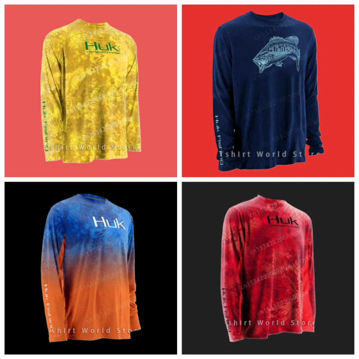 Huk Fishing Shirt S… - image