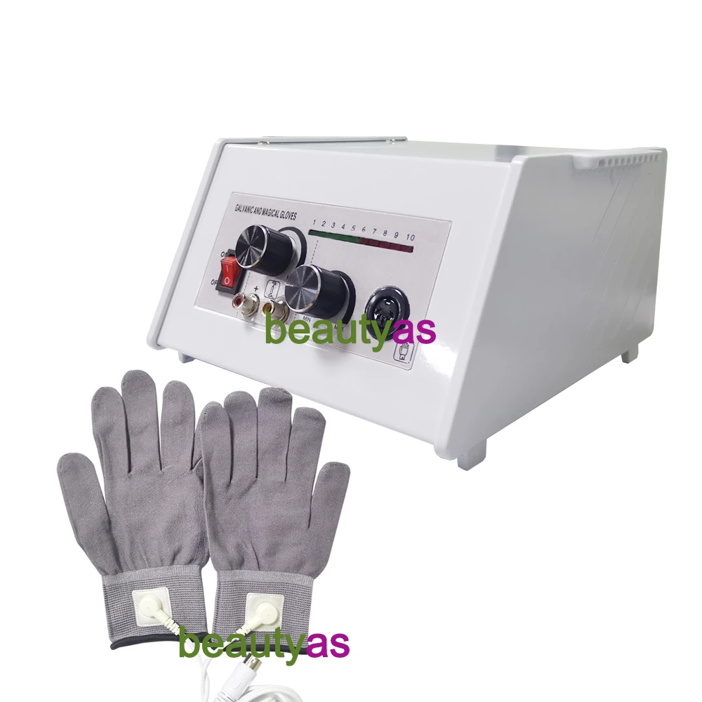 Galvanic Magic Gloves BIO EMS Electrodes Microcurrent Skin Firming Lifting Wrinkle Removal Anti-aging Beauty Machine for Spa