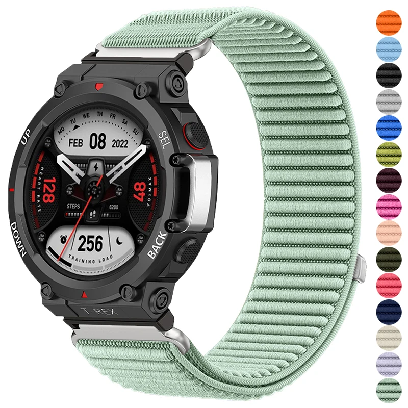 

Nylon Loop Strap For Huami Amazfit T-REX 3/2U Smart Watch Band Women Men Bracelet For Amazfit T-Rex/T-Rex Pro Wristband Correa