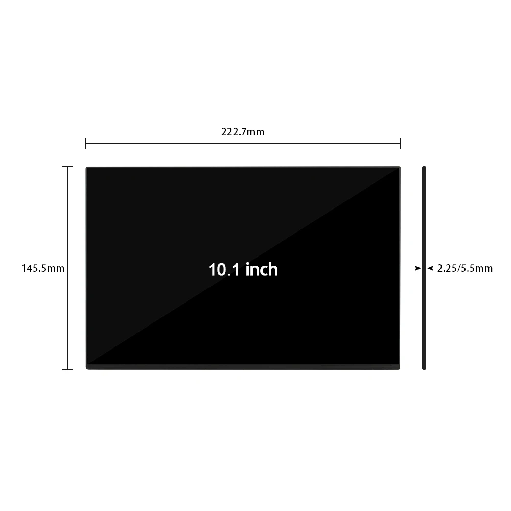 10.1 inch LCD panels 1920*1200 resolution IPS screen edp 30pins outdoor high brightness