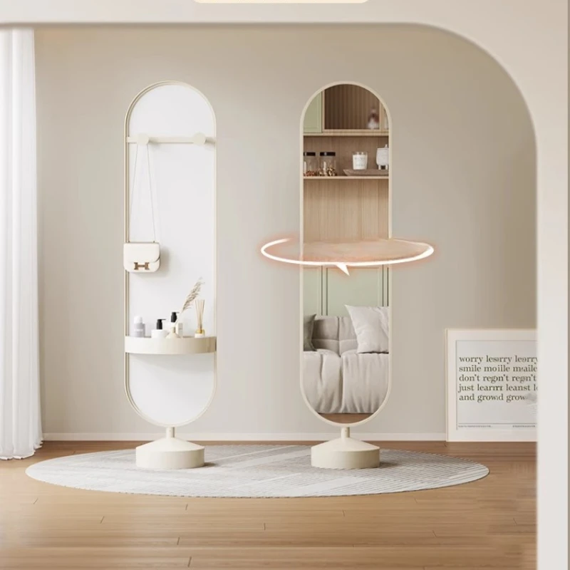 

Rotatable full-length mirror floor-to-ceiling bedroom household entrance small apartment