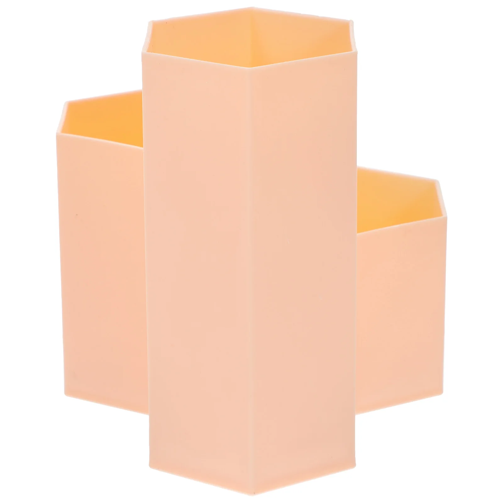 

Hexagonal Pen Holder Desk Caddy Organizer Case Office Accessories Girl Marker Desktop