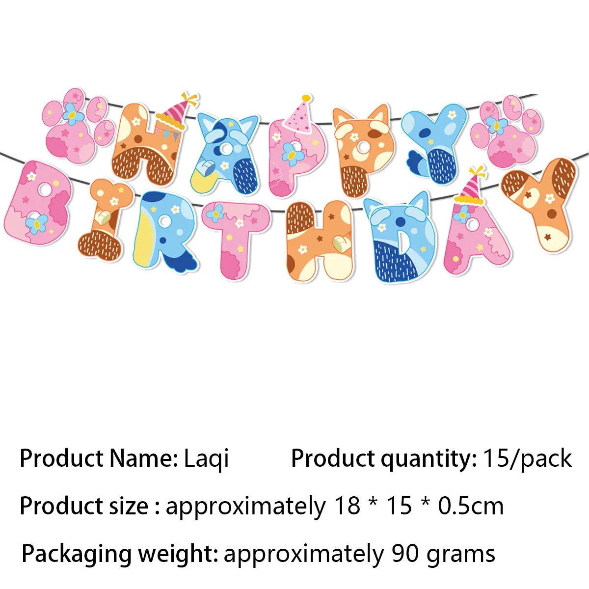 Cartoon Blauwe Hond Bingo Verjaardagsdecoratieset Hondentafelkleed Beker Bord Servet Cadeautasjes Babyshower Kinderfeestje Favorieten Benodigdheden