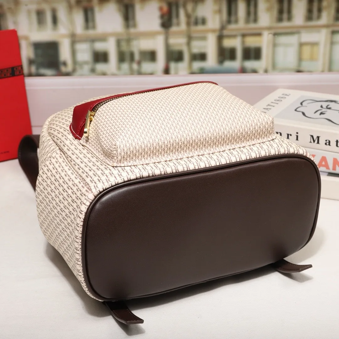 2025 Новый роскошный женский рюкзак, водостойкий повседневный рюкзак для ноутбука для работы, высококачественный рюкзак из натуральной кожи