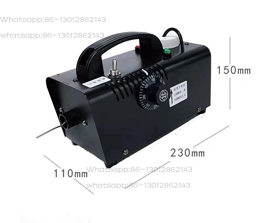 12V portable car fog machine, low-pressure smoke sprayer for outdoor photography/disinfection/leak detection