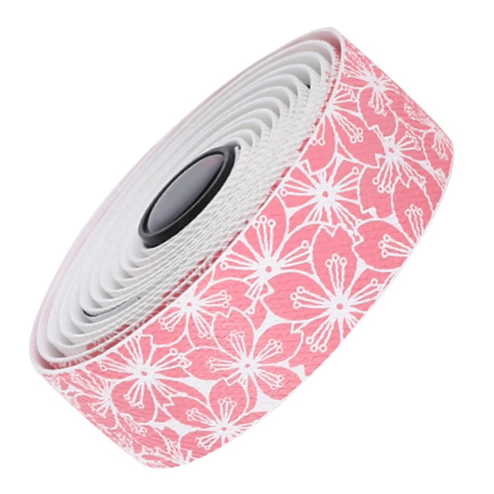 

Cherry Blossom Bike Tape H Wrap Durable Soft EVA Anti Slip Road Mountain Bike Grip Sweat Absorbent Vibration Reduction