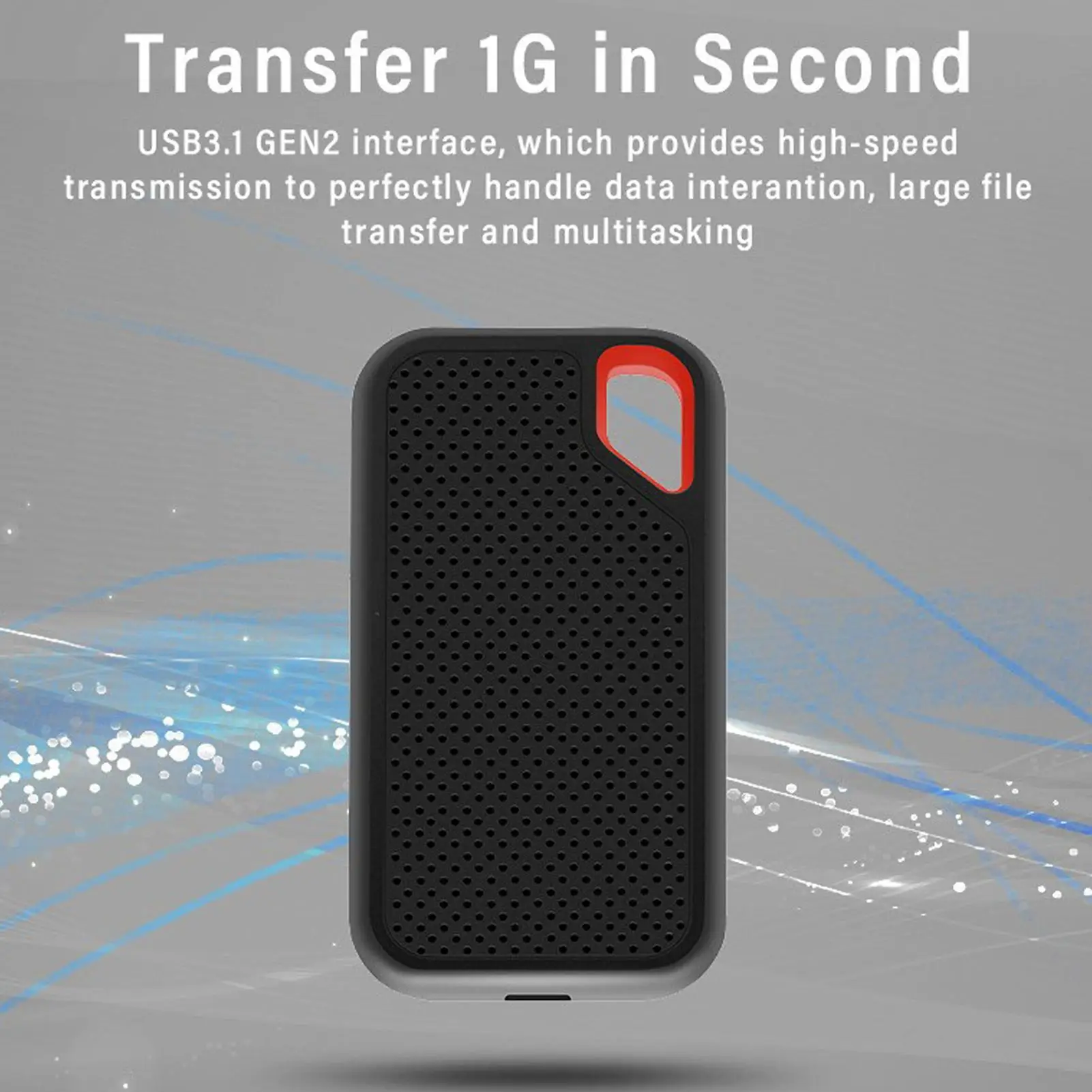 

External Hard Drive 4TB Computer Memory Disk Data Storage Drive For Laptop Phone Game Photo Computer PC Data Transfer Device