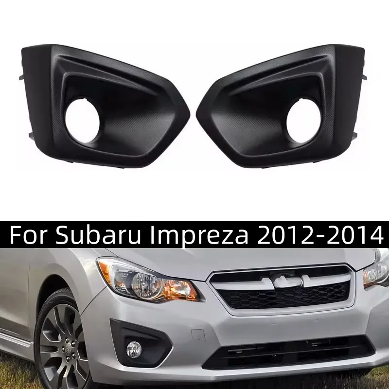 

Car Styling Auto Front Fog Cover Fog Bumper Grille Anti-fog Lamp Frame Front Bumper Fog Lamp Cover For Subaru Impreza 2012-2014