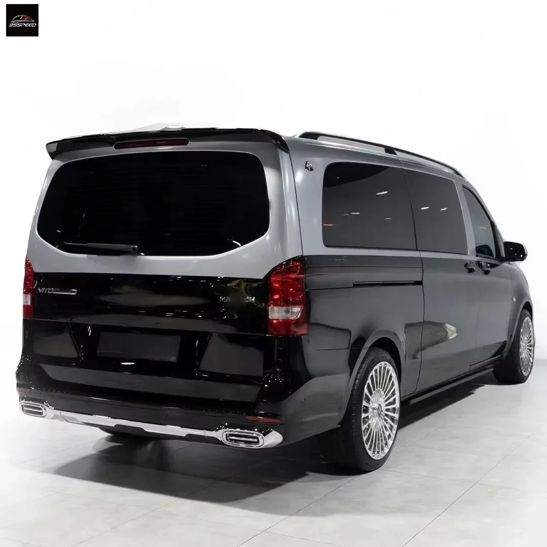 Full Bodykit For Mecedes-benz 2014+V Class Metris Vito W447 Upgrade To Maybach Style Front Rear Bumper Grille 1 Set