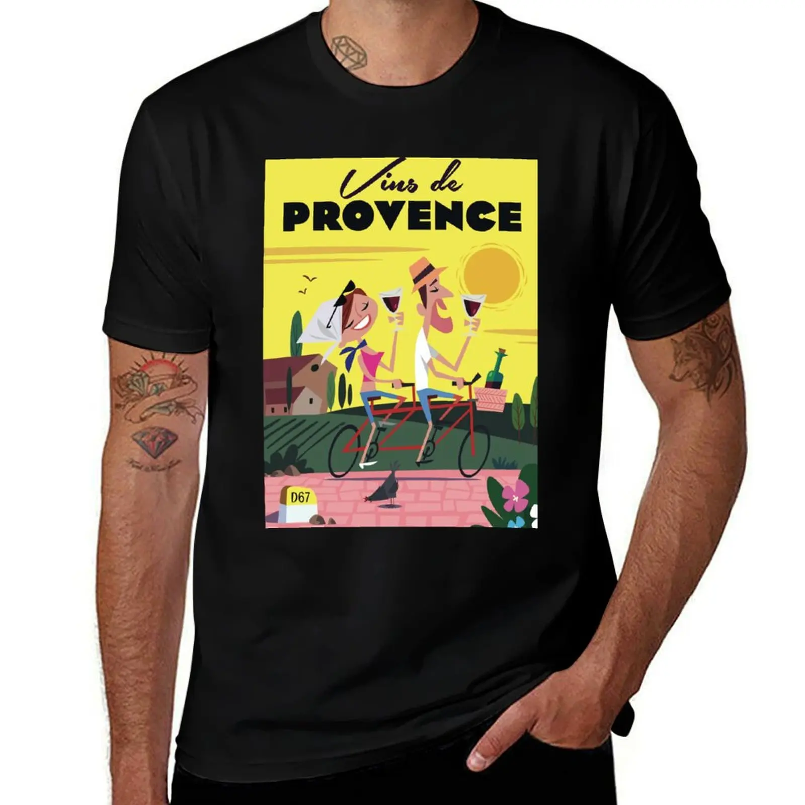 

Provence Vins man cotton for t T-Shirt shirt shirt T-Shirt man t shirt de t graphic pack poster