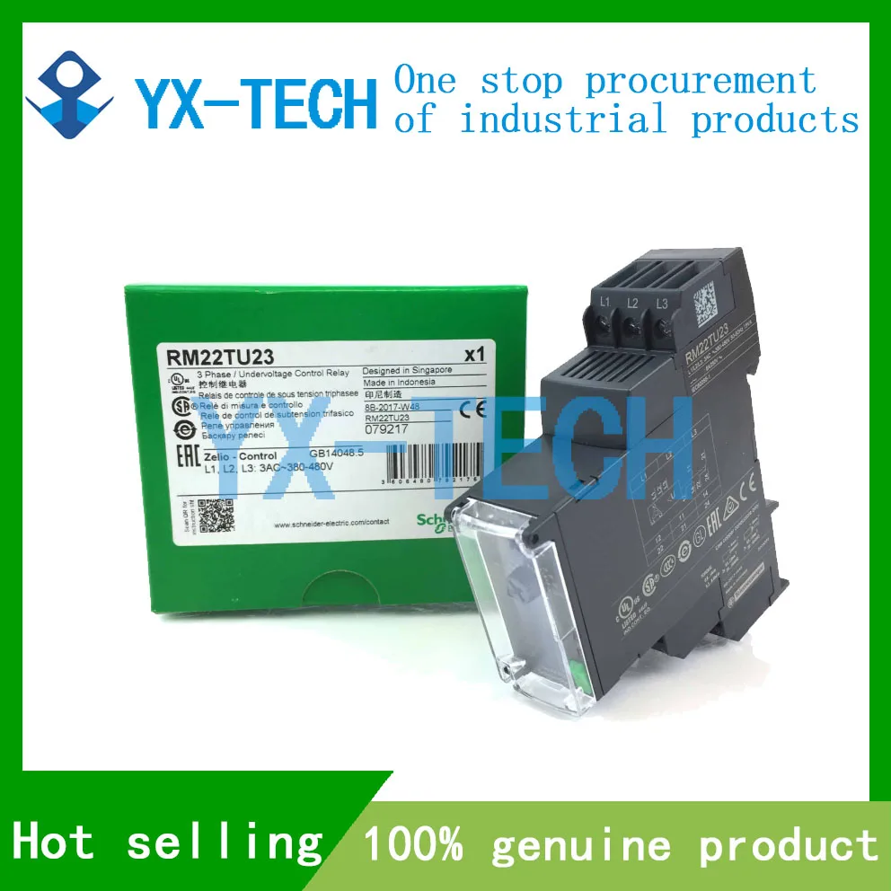 

In stock RM22TU23 Schneider three-Phase Undervoltage control relay 380-480Vac 2C/O