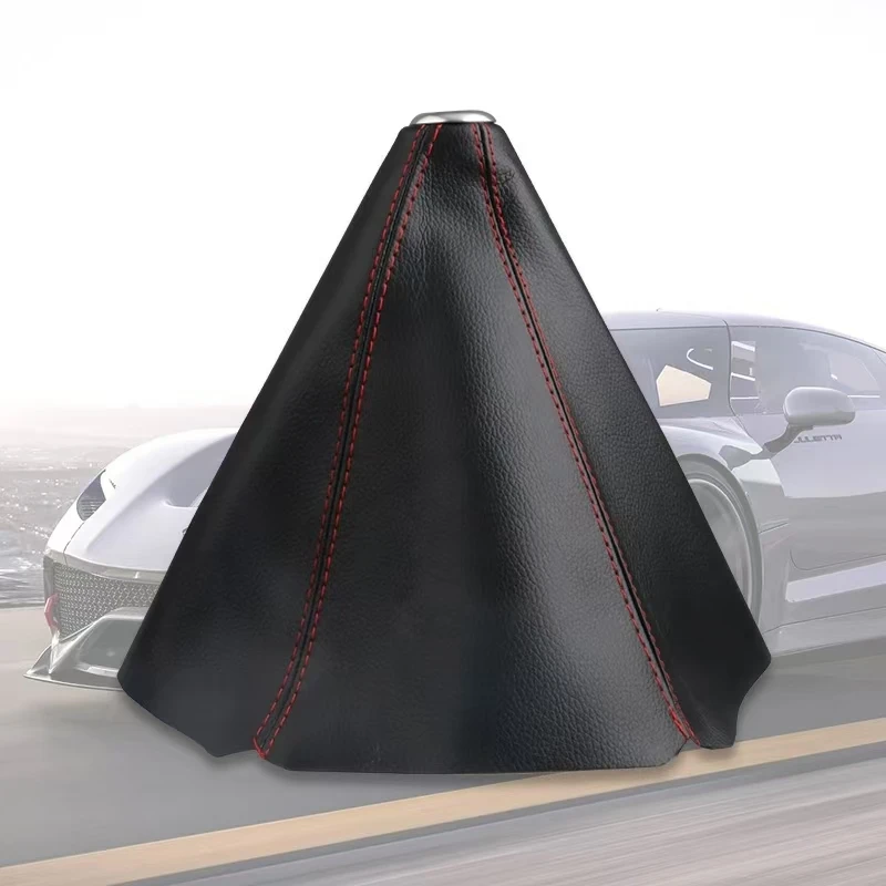 أنماط متعددة 16 مللي متر العالمي بولي Leather الجلود سيارة والعتاد التحول الياقات السيارات دليل عصا شيفتر المقبض واقي أحذية بلاستيك الجراب اكسسوارات