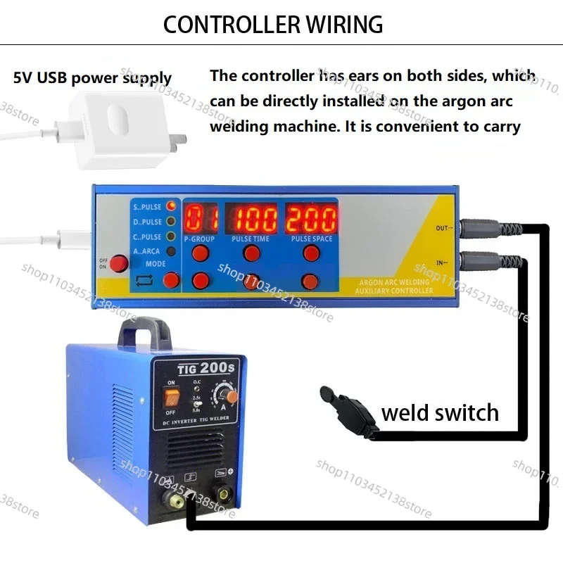 YHD03 Cold Pulse Time Controller of Simulated Cold Welding Control Board for Argon Arc Welding To Spot Welding Machine