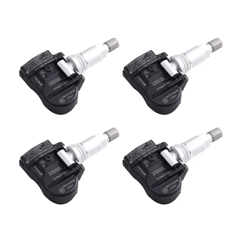 

NEW-4PCS Tire Pressure Monitoring Sensor 433Mhz FW931A159AB LR070840 For Land Rover Range Rover LR3