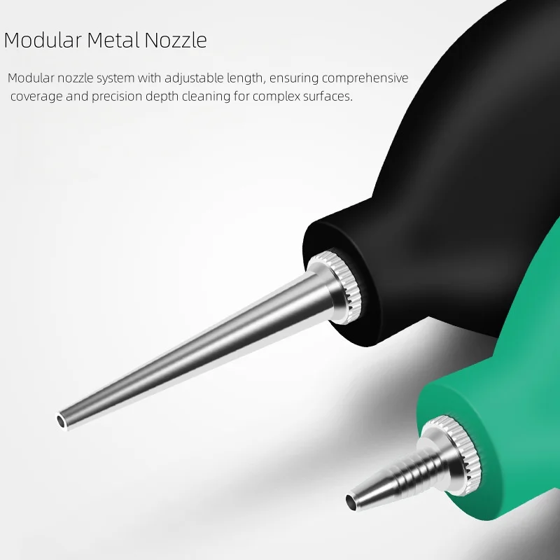 Air Blower Dust Cleaning Pen, Portable Powerful Air Blower Ball for Phone Repair, Keyboard Camera Lens Cleaning Tool with Nozzle image 2