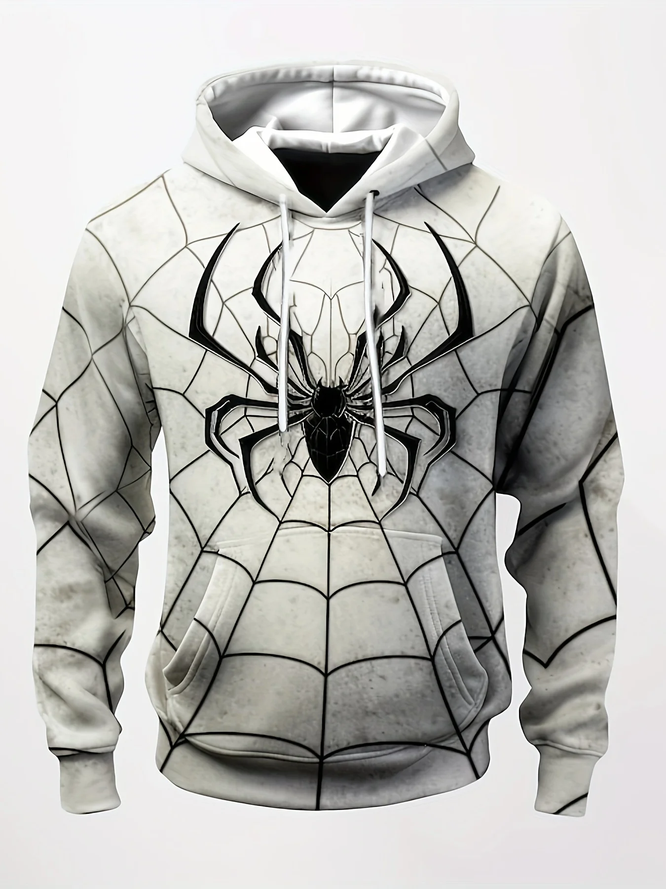 Snake Skin Print Hoodie, Cool Hoodies For Men, Men's Casual Graphic Design Hooded Sweatshirt Streetwear For Winter Fall