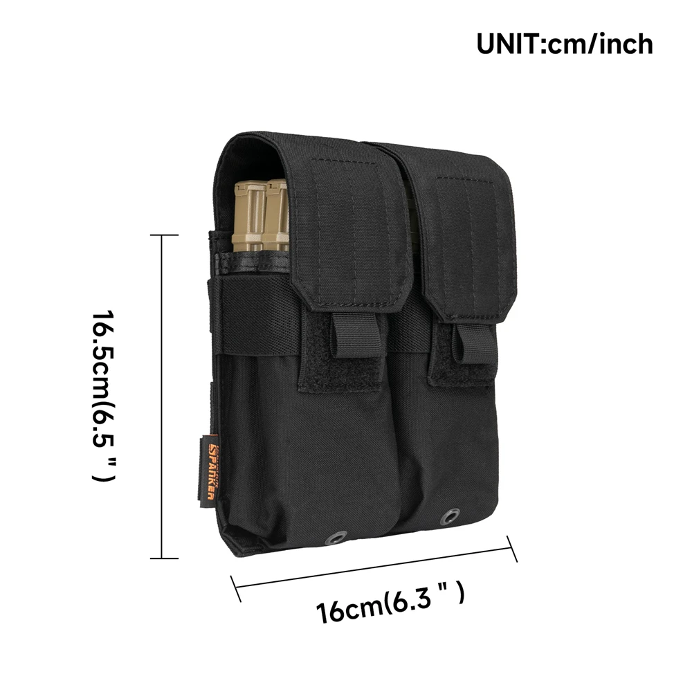 Tactical Molle M4 Magazine Pouch Double Airsoft AK AR M4 M16 Rifle Paintball Magazine Pouches Mulit-Tool Holder