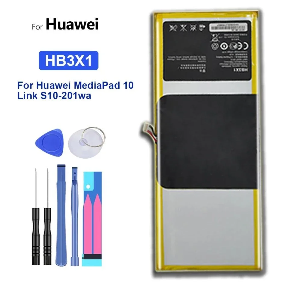 Аккумулятор HB3X1 для Huawei Mediapad 10 Link S10-201Wa Media Pad 10Link S10 201Wa Tablet Bateria