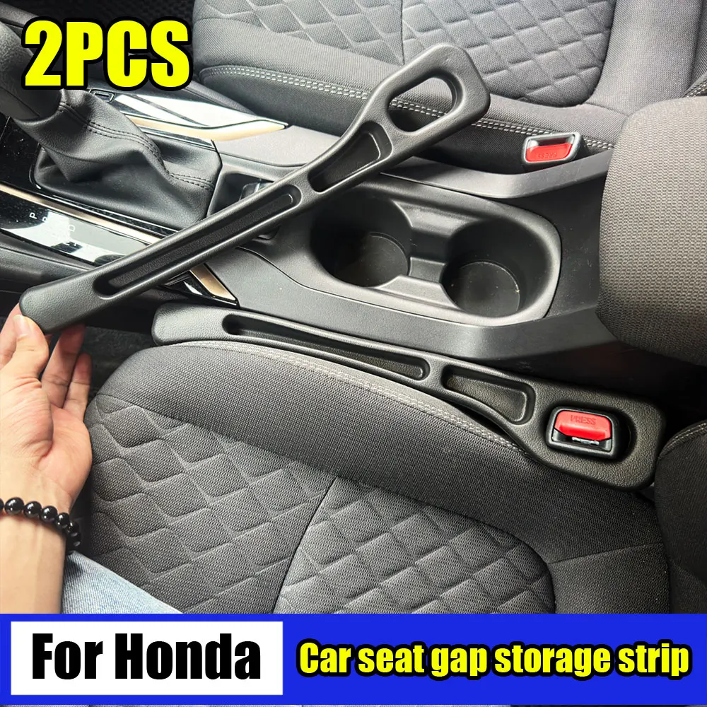 Para Honda Accord 7 VII MKVII MK7 7th 2003 2004 2005 2006 2007 2 uds tiras a prueba de fugas para asiento de coche espacio de relleno de costura lateral almacenamiento