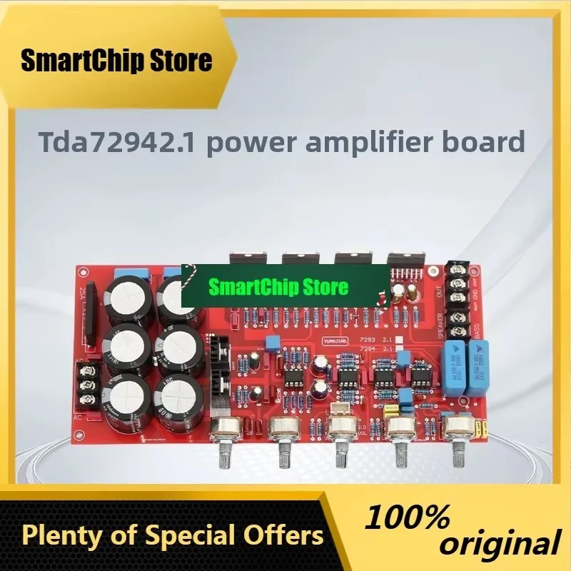 SmCpTda7294 2.1 Channel Hi-fi Audiophile Amplifier Board High Power 2.1 Channel Subwoofer Finished Board