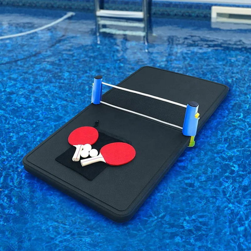 

Outdoor Water Club Tanning In-pool Floating Pingpong Table Waterproof Floating Pingpong Table for Water Game